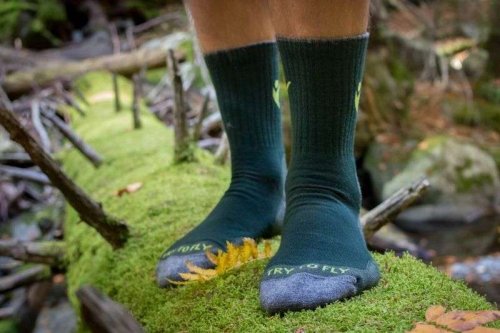 Чорапи HIKING SOCKS Тъмнозелен
