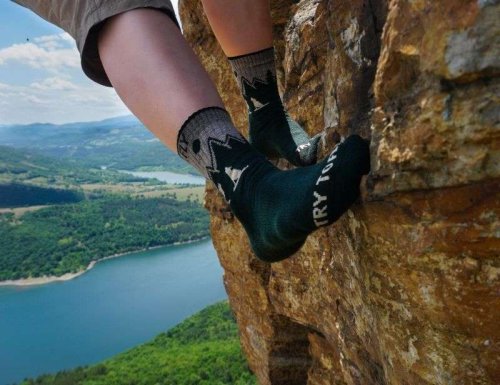 Чорапи HIKING SOCKS Зелен
